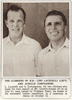 Climbers Gallery: K2 mountaineers - Lacedelli & Compagnoni