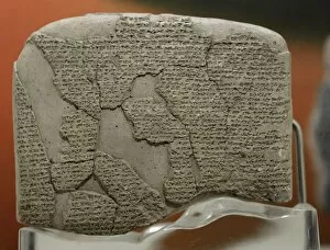 Images Dated 12th December 2013: Kadesh Treaty, 1269 BC. Egyptian-Hittite Peace Treaty. Terra