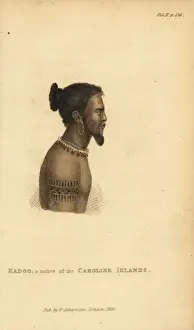 Shoberl Prints: Kadoo, a native of the Caroline Islands