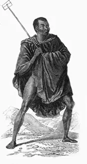 Carrier Prints: Kaffir with Cleft Stick