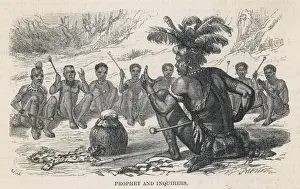 Speaks Prints: Kaffir Witch Doctor / 1850