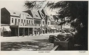 Hugo Prints: Kaiser Street in Windhoek, south west Africa