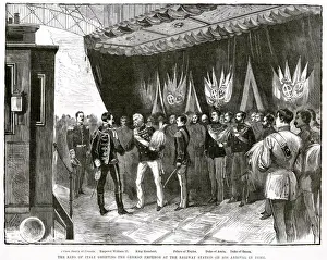 Umberto Prints: KAISER VISITS ROME 1888