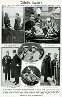 Kaiser Wilhelm with European heads of state before WW1 Kaiser Wilhelm with European heads of state before WW1
