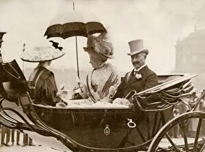 Kaiser Collection: Kaiser Wilhelm II, Empress and Princess