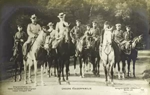 Images Dated 15th September 2011: Kaiser Wilhelm II and Family