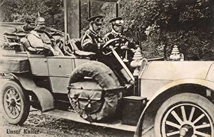 Mercedes Gallery: Kaiser Wilhelm II - travelling by car