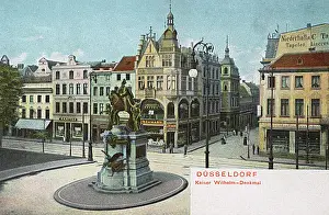 Horseback Prints: Kaiser Wilhelm monument, Dusseldorf, Germany