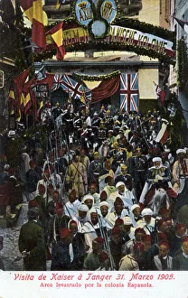 Inhabitants Collection: Kaiser William II of Germany - Tangier, Morocco