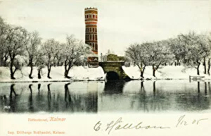 Swedish Collection: Kalmar - Sweden - Brick Water Tower