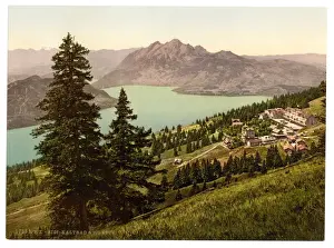 Rigi Prints: Kaltbad and Pilatus, Rigi, Switzerland