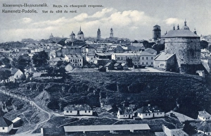 Images Dated 26th July 2016: Kamianets-Podilskyi, Ukraine - View from the North