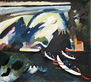 Reiter Prints: KANDINSKY, Wassily. Boat Trip