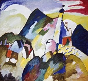 Hist Ricas Collection: KANDINSKY, Wassily. Murnau with Church