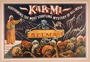 Startling Prints: Kar-mi performing the most startling mystery of all India