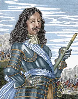 Wrangel Prints: Karl Gustav Wrangel (1613-1676). Swedisch admiral