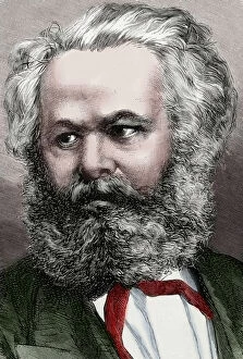 Images Dated 29th June 2014: Karl Marx (1818-1883). German Philosopher, political economi