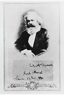 Theorist Gallery: Karl Marx / Cabinet Photo