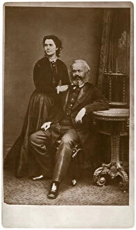 Karl Collection: Karl Marx and his wife, Jenny (nee von Westphalen)