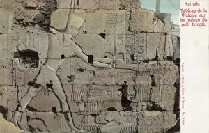 Rameses Prints: Karnak, Luxor, Egypt - Victory Tableau - Ramesses II