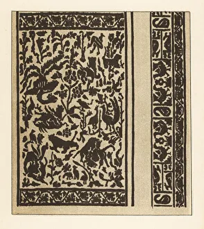 Motif Prints: Kasha wool design by the French knitwear house Rodier, 1924