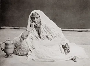 Kashmir, Kashmiri woman, India, c. 1870 s