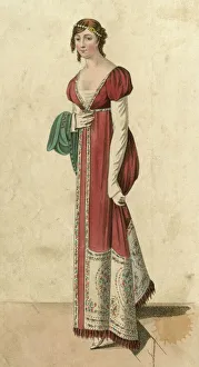 Images Dated 19th July 2012: Kashmir Shawl Dress 1810