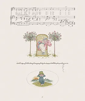 Cushion Prints: Kate Greenaway