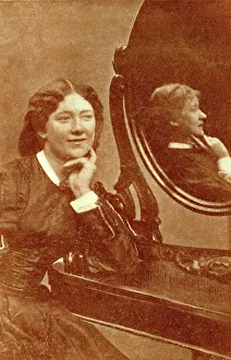 Kate Terry with reflection actually her sister Ellen Terry