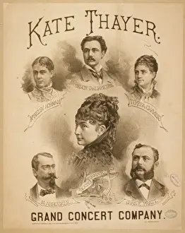 Thayer Prints: Kate Thayer Grand Concert Company