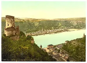 Katz Castle, Goarshausen (i. e. Sankt Goarshausen), the Rhin
