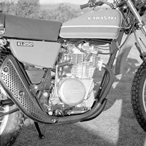 Kawasaki KL 250 motorbike