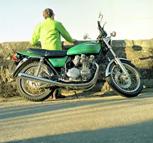 Kawasaki Prints: Kawasaki Z 650 motorbike