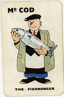 Images Dated 16th February 2016: Kay Snap - Mr Cod the Fishmonger