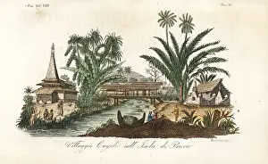 Kayeli village on Buru island, Maluku Islands, Indonesia
