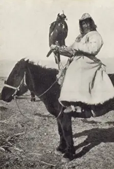 Handler Prints: Kazakh Falconer in Mongolia