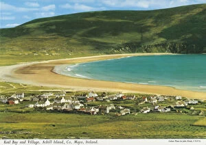 Mayo Collection: Keel Bay And Village, Achill Island, County Mayo