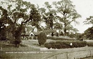 Keepers Prints: Keeper's Cottage, banks of the River Orwell, Suffolk