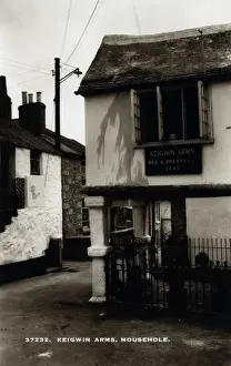Mousehole Prints: The Keigwin Arms, Mousehole, Cornwall