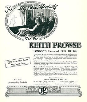 Keith Collection: Keith Prowse Advertisement