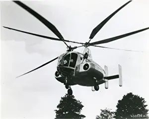 Rotor Prints: Kellett XR-10, 45-22793, during flight