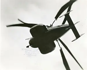 Helicopters Prints: Kellett XR-10 under test at Olmsted Air Force Base