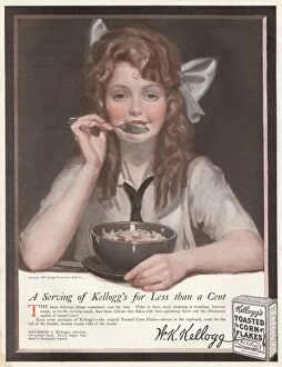 Images Dated 26th April 2011: Kelloggs Advert / Sat.Post