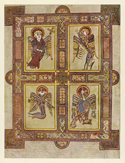Symbols Prints: Kells : Evangel Symbols