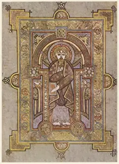 Kells Prints: Kells : Saint Matthew