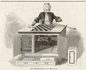 Automaton Prints: Kempelins Automaton Chess Player