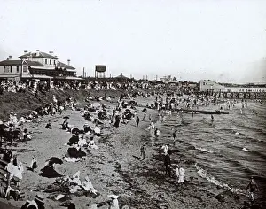 Kemps Royal Terminus Hotel and the beach, Brighton, Sussex