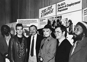 Ken Livingstone with Morrissey, Mari Wilson and others