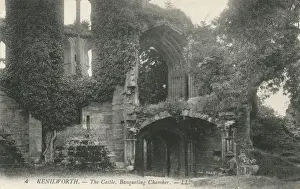 Clad Prints: Kenilworth Castle - The Banqueting Chamber