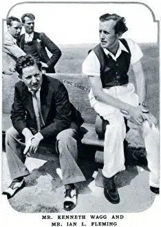 Tournament Prints: Kenneth Wagg & Ian Fleming at Whites Club golf tournament